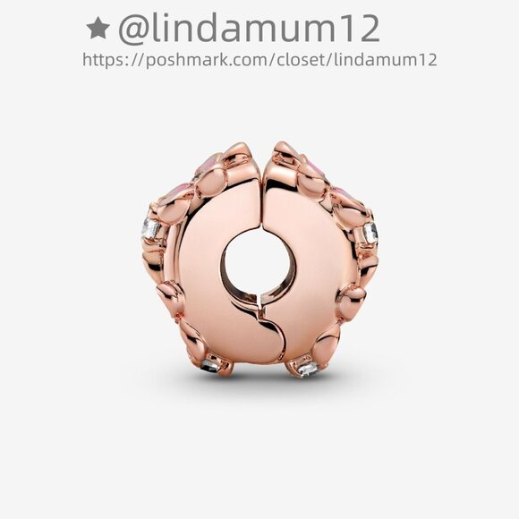 Pandora Pink Daisy Spacer Clip Charm - Picture 3 of 5